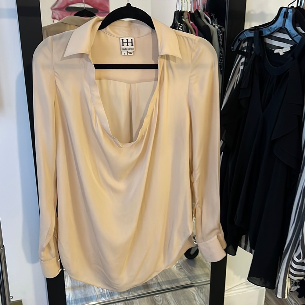 Haute hippie silk blouse